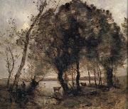 Jean Baptiste Camille  Corot The lake oil painting picture wholesale